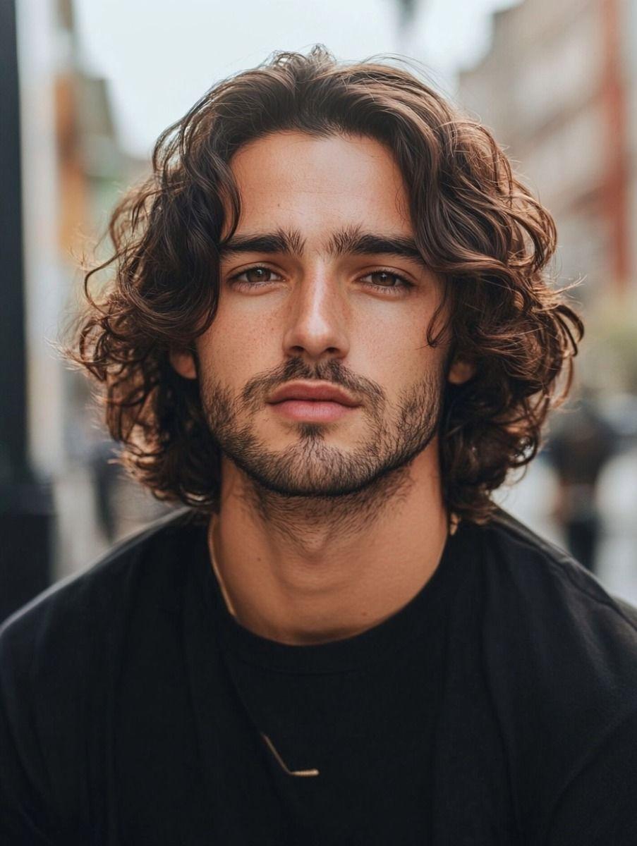 Long flow middle part haircut inspiration